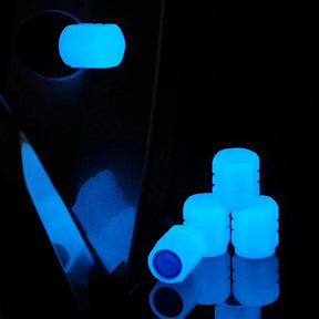 Night Glowing Fluorescent Luminous Valve Caps
