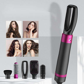Ionic Technology Hot Air Brush: Dry, Style, and Add Volume (5-in-1)